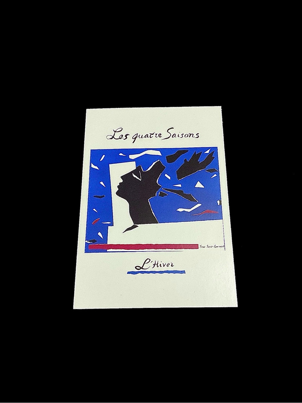 Vintage Yves Saint Laurent “Les quatre Saisons” Print